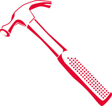 carpenter's hammer, Claw hammer a classic hand tool used in carpentry construction. 