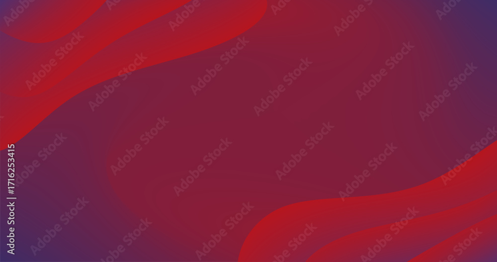 Aufkleber red blue gradient background of flowing fluid fabric mesh and copy space