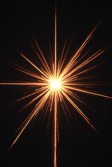 sparkler and fireworks on black background