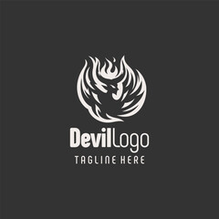 Creative Black White Devil Branding