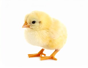 Fototapeta premium _Cute chicken isolated on white background