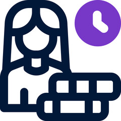 academic duotone icon. Sleek and modern vector icon for websites, mobile apps, marketing materials, and corporate design. Fully scalable and ready to use.