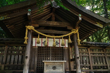 Suwa Grand Shrine Kamisya Maemiya in Nagano, Japan - 日本 長野 諏訪大社上社 前宮