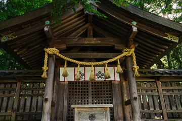 Suwa Grand Shrine Kamisya Maemiya in Nagano, Japan - 日本 長野 諏訪大社上社 前宮