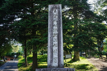 Suwa Grand Shrine Kamisya Maemiya in Nagano, Japan - 日本 長野 諏訪大社上社 前宮