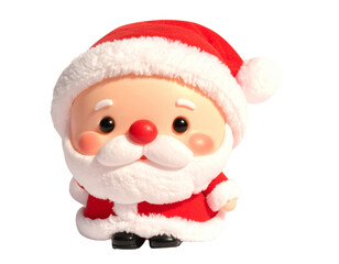 santa claus isolated on white