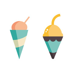 ice cream vector illustration