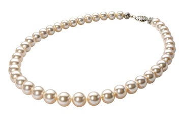 Elegant pearl necklace timeless beauty shine