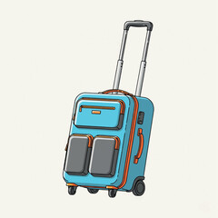 suitcase, travel, bag, luggage, baggage, case, object, trip, handle, journey, tourism, business, red, briefcase, vacation, holiday, isolated, voyage, icon, trolley, handbag, wheel, leisure, summer, 