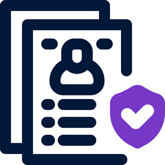 insurance duotone icon. Sleek and modern vector icon for websites, mobile apps, marketing materials, and corporate design. Fully scalable and ready to use.