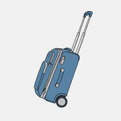 suitcase, travel, bag, luggage, baggage, case, object, trip, handle, journey, tourism, business, red, briefcase, vacation, holiday, isolated, voyage, icon, trolley, handbag, wheel, leisure, summer, 
