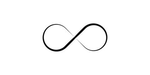 infinity sign, vector illustration