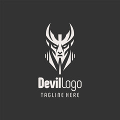 Refined Dark Devil Logo Concept