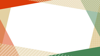 クリスマス/Happy new year のキャンペーンやイベント　ポップ な三角フレーム	16:9