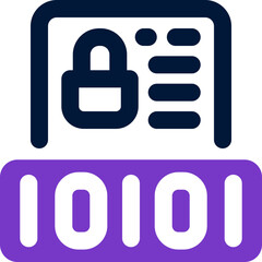 Fototapeta premium encryption duotone icon. Sleek and modern vector icon for websites, mobile apps, marketing materials, and corporate design. Fully scalable and ready to use.