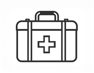 Obraz premium Medical Bag Icon - Vector