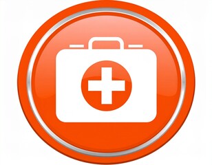 Obraz premium Medical Bag Icon - Vector