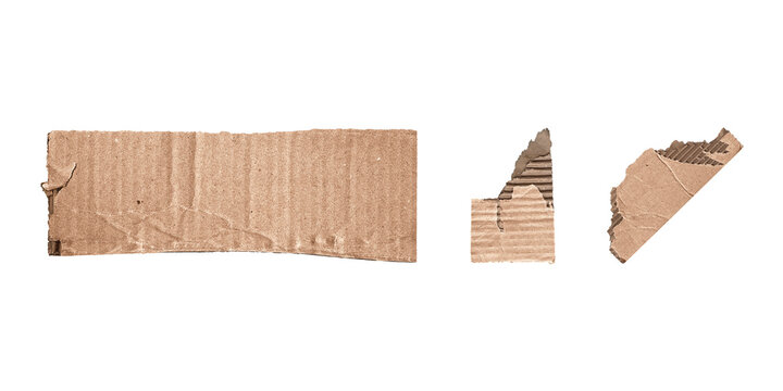 cardboard cutout snippets collection for versatile design, transparent png
