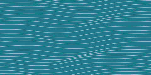 Seamless wave pattern. Water waves. Wavy lines