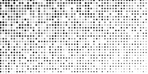 Modern halftone gradient texture. Vanishing polka dot background. Repeating dots design modern design