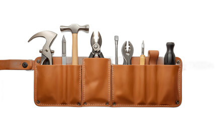set of tools isolated on white background