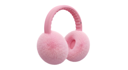 pink bunny ears isolated