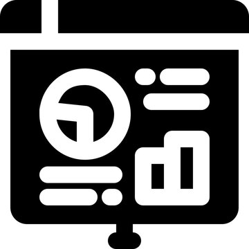 data visualization glyph icon. Strong and solid vector icon for websites, mobile interfaces, presentations, and visual branding. High quality and easy to edit.