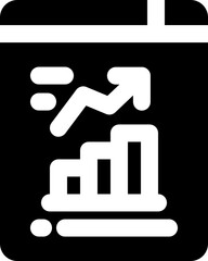 analysis glyph icon. Strong and solid vector icon for websites, mobile interfaces, presentations, and visual branding. High quality and easy to edit.