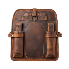 brown leather briefcase