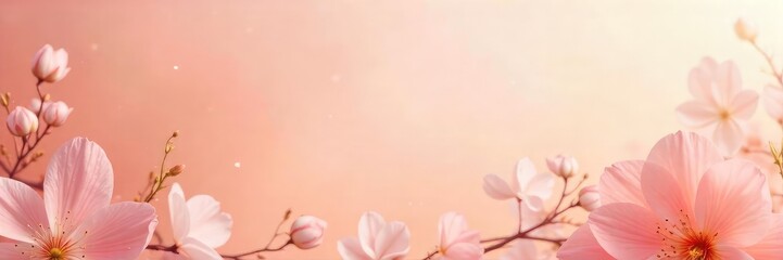 Obraz premium Elegant Pale Peach Background Soft Texture for Spring & Summer Designs, Ideal for Websites, Presentations, and Graphic Projects