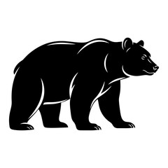 Fototapeta premium vector illustration of a bear