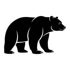 Fototapeta premium vector illustration of a bear