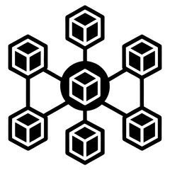 abstract background with hexagons