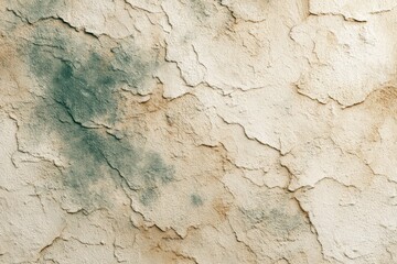 Fototapeta premium A textured stucco wall displays a variety of muted colors and intricate cracks, creating a unique aesthetic.