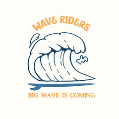 design of surf badges for tshirt, poster, and other uses