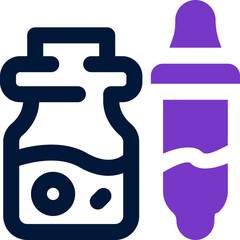 Obraz premium serum duotone icon. Sleek and modern vector icon for websites, mobile apps, marketing materials, and corporate design. Fully scalable and ready to use.