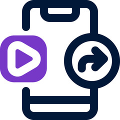 share duotone icon. Sleek and modern vector icon for websites, mobile apps, marketing materials, and corporate design. Fully scalable and ready to use.