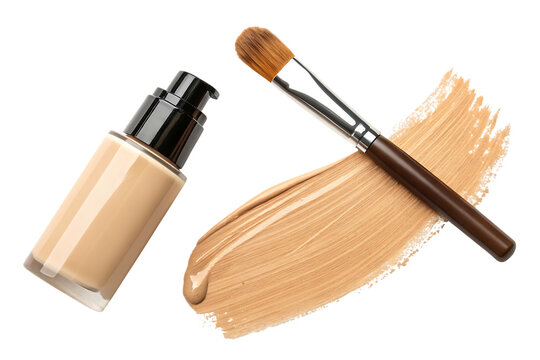 makeup liquid foundation brush swatch tutorial