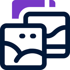 photo duotone icon. Sleek and modern vector icon for websites, mobile apps, marketing materials, and corporate design. Fully scalable and ready to use.