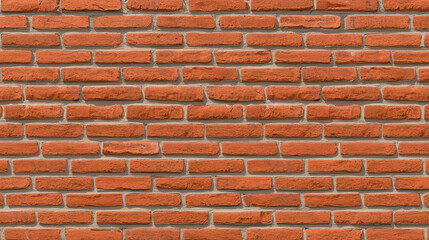 Orange Brick Wall Surface &ndash; Cement and Concrete Construction Texture
