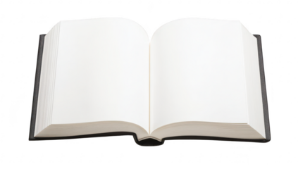 An open blank book resting on a clean surface. symbolizing creativity and potential. with soft lighting enhancing the simplicity and inviting readers to fill its pages with ideas
