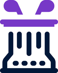 podium duotone icon. Sleek and modern vector icon for websites, mobile apps, marketing materials, and corporate design. Fully scalable and ready to use.