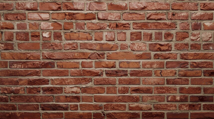 Old Red Brickwall Texture &ndash; Background Pattern of Vintage Architecture