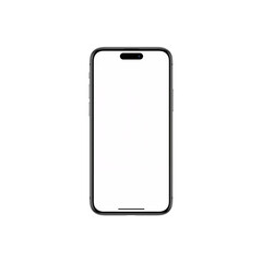 Sleek smartphone mockup with a blank screen and a minimalistic design for versatile advertising