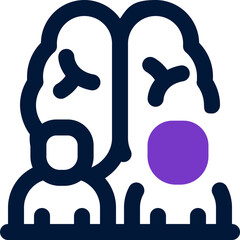 brainstorming duotone icon. Sleek and modern vector icon for websites, mobile apps, marketing materials, and corporate design. Fully scalable and ready to use.