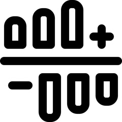 diagram line icon. Clean and minimalist vector icon for websites, mobile apps, presentations, and logos. Fully scalable and customizable for any project.