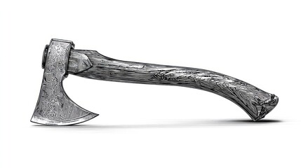 A finely crafted hatchet