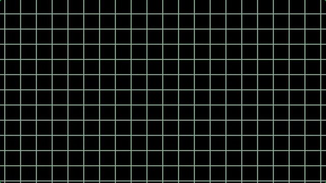 White grid lines on black abstract background. Grid line for overlay layer or alpha channel. Abstract, Graph, Pattern, Grid, Graphics, Template, Animation, BG