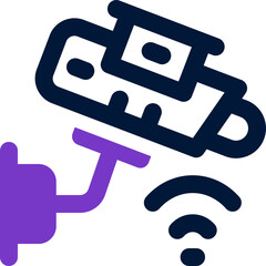 cctv duotone icon. Sleek and modern vector icon for websites, mobile apps, marketing materials, and corporate design. Fully scalable and ready to use.