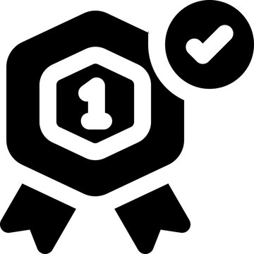 reward points glyph icon. Strong and solid vector icon for websites, mobile interfaces, presentations, and visual branding. High quality and easy to edit.